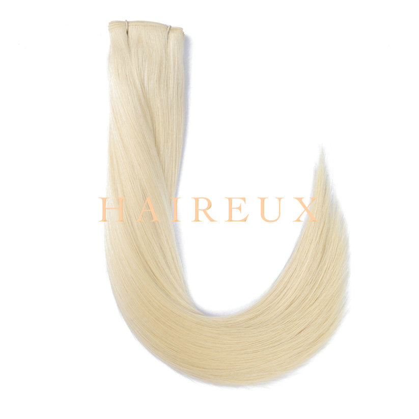 New Arrival High quality 12A Grade IBE Series Blonde Color Slavic Hair Micro Wefts