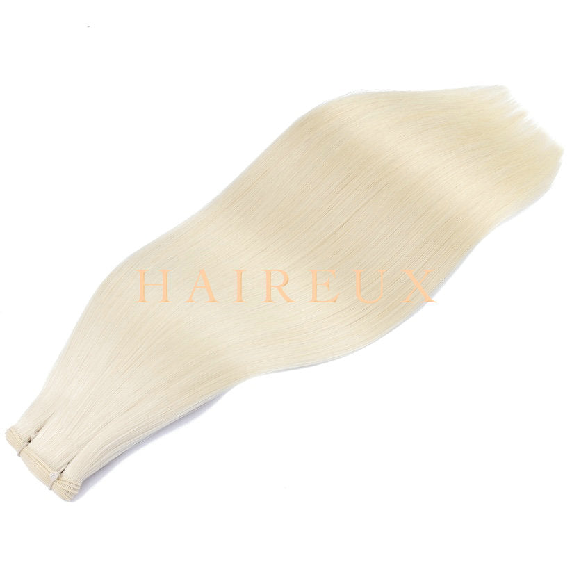 New Arrival High quality 12A Grade IBE Series ASH Blonde Slavic Hair Micro Wefts