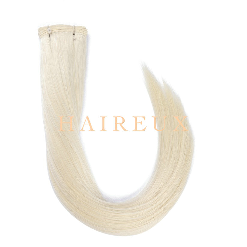 New Arrival High quality 12A Grade IBE Series ASH Blonde Slavic Hair Micro Wefts