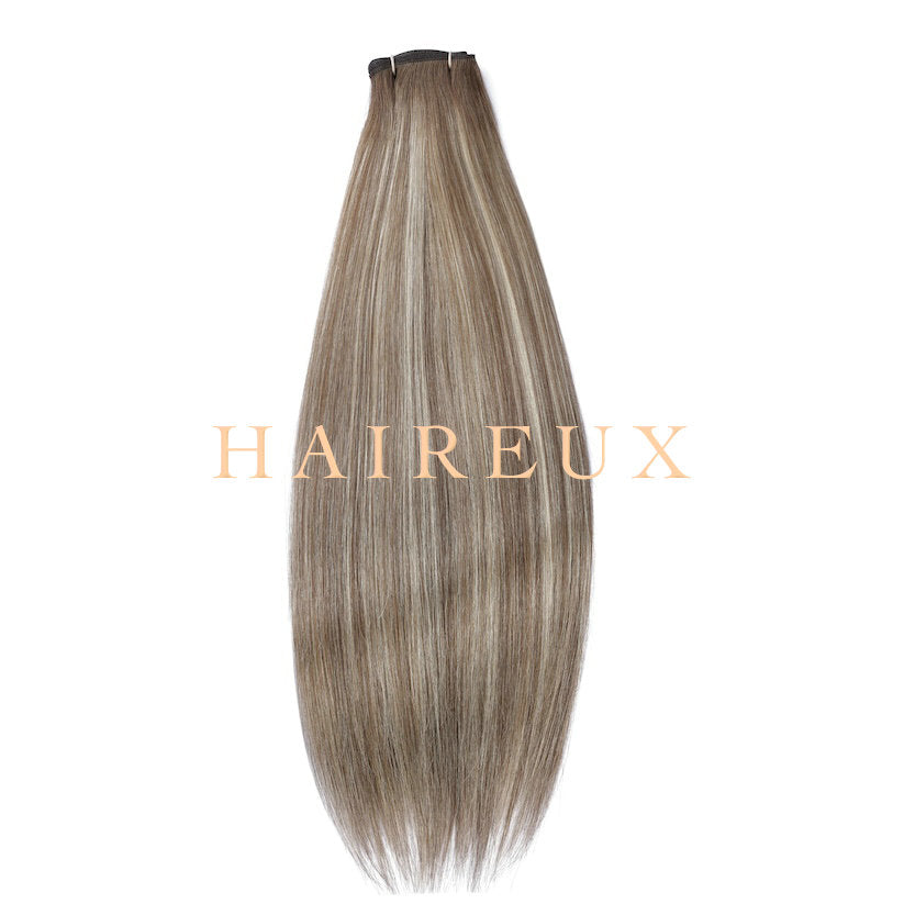 New Arrival High quality 12A Grade IBE Series Balayage 8N-6/60 Slavic Hair Micro Wefts