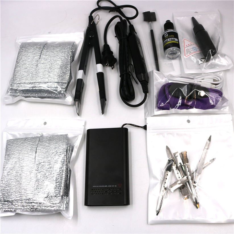 Full Set V-Light Hair Extensions  Kit Free Shipping