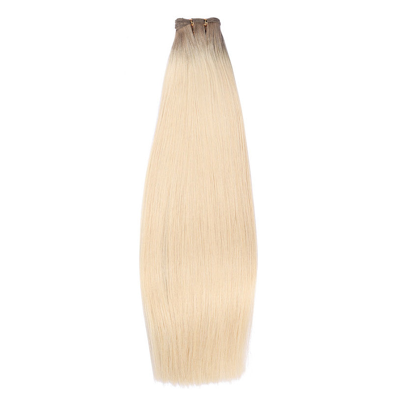 #LAGUNA BLONDE West European Hand Tied Extensions With Cut Points